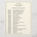 Search for schedule of events weddings Classic