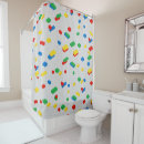 Search for bright colors shower curtains Colorful