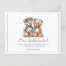 Search for twin pregnancy announcement postcards Watercolor