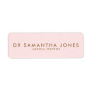Search for medical doctor return address labels Simple