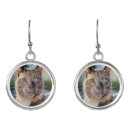 Search for photo earrings Cat