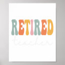 Search for teacher retirement posters Groovy