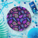 Search for paisley paper plates Bohemian