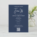 Search for corporate event invitations Navy blue