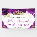 Search for purple gold banners Watercolor
