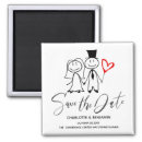 Search for cute wedding magnets simple