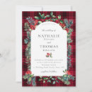Search for holiday wedding invitations Holly