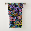 Search for dragon bath towels Colorful