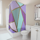 Search for pink and turquoise shower curtains Modern