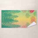 Search for pine trees bath towels Winter
