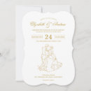 Search for cinderella invitations Gold