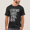 Search for born in 1979 tshirts Since
