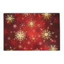 Search for red and gold christmas placemats Xmas