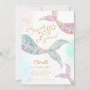 Search for under the sea 2nd birthday invitations Our little mermaid