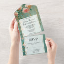 Search for teal rose wedding invitations Chic