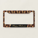Search for halloween license plate frames Spooky