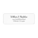 Search for deluxe return address labels Minimalist