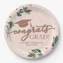 Search for graduation plates and napkins Floral