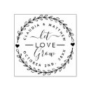 Search for let love grow rubber stamps Rustic