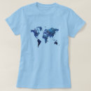 Search for world map tshirts Blue