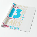 Search for 13th birthday wrapping paper Kids