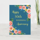 Search for 30th wedding anniversary cards happy