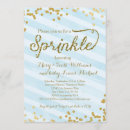 Search for sprinkle baby boy shower invitations Gold