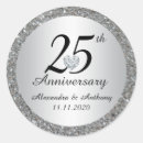 Search for 25th anniversary stickers Black