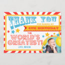 Search for carnival thank you cards Big top