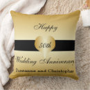 Search for 50th wedding anniversary pillows Hearts