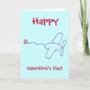 Search for airplane valentines day cards Heart