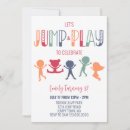 Search for jump and play birthday invitations Party