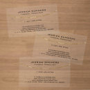 Search for black plastic business cards Simple
