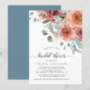 Search for dusty rose bridal shower invitations Watercolor floral