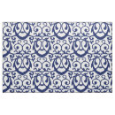 Search for navy blue and white pattern fabric Modern