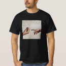 Search for the creation of adam tshirts Michelangelo