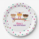 Search for gymnastics party plates For kids