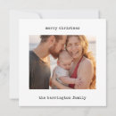 Search for minimalist holiday cards One photo