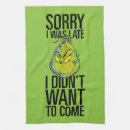 Search for the grinch kitchen towels Grinch stole christmas book