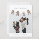 Search for gingerbread photo cards Merry