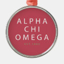 Search for alpha chi omega sorority ornaments Greek letters