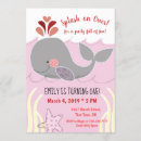 Search for whale birthday invitations Ocean