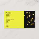 Search for star shaped business cards Black