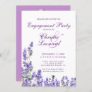 Search for purple engagement party invitations Violet
