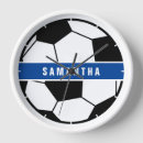 Search for soccer clocks Blue
