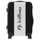 Search for wedding luggage Black and white