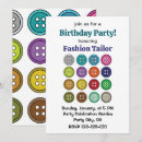 Search for seamstress invitations Colorful