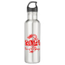 Search for new year water bottles red