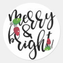 Search for merry and bright stickers Holiday lights
