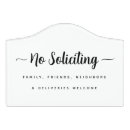 Search for no soliciting door signs Do not knock